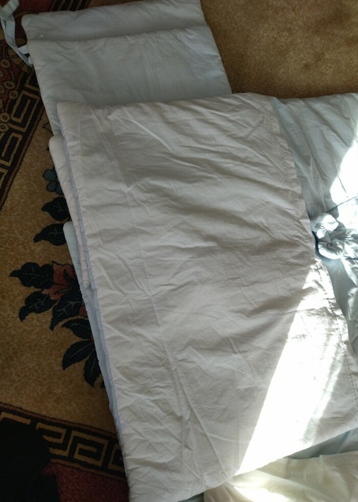 Bebek yatak seti yeni temiz  - Görsel 3