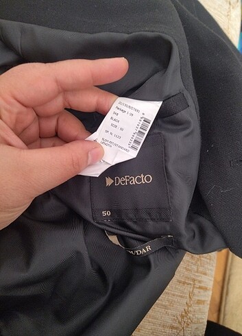 50 Beden Erkek ceket sıfır ürün blazer cok şık DeFacto 