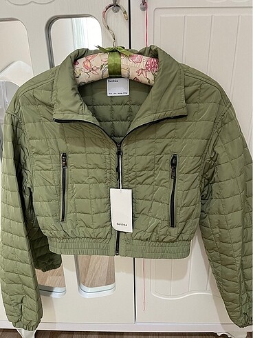 bershka haki bomber ceket