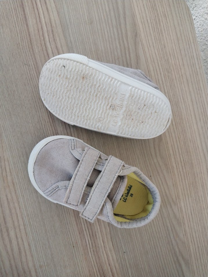 Gri Erkek Çocuk Cırt Cırtlı Spor Ayakkabı - Görsel 2