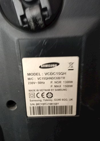 Samsung Samsung elektrikli Süpürge aparatları noksan parça için satılık