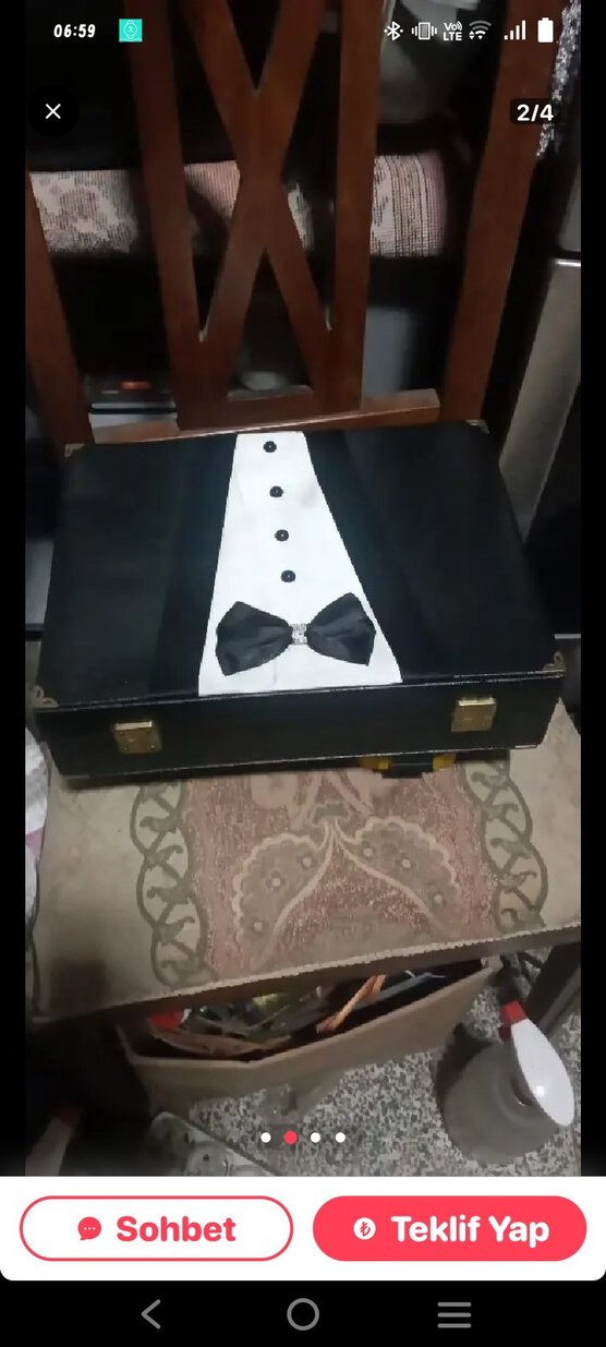 Aynalı mini sandık - Görsel 2