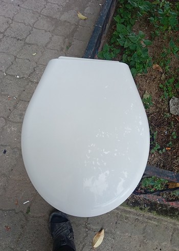 xs Beden beyaz Renk Beyaz Plastik Klozet Kapağı