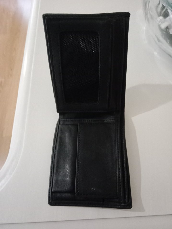 Siyah Erkek Deri Kartlık Cüzdan - Görsel 3