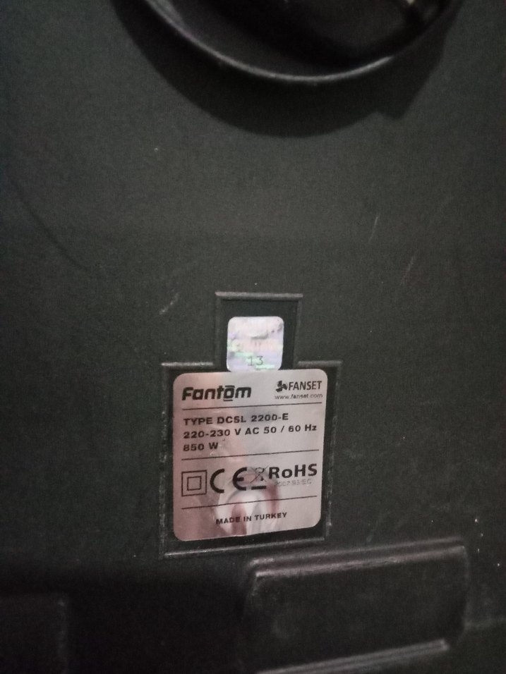 Fantom Toz Torbasız Elektrikli Süpürge - Görsel 3