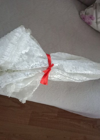 Dantel Detaylı Beyaz Kadın Şemsiye - Görsel 9