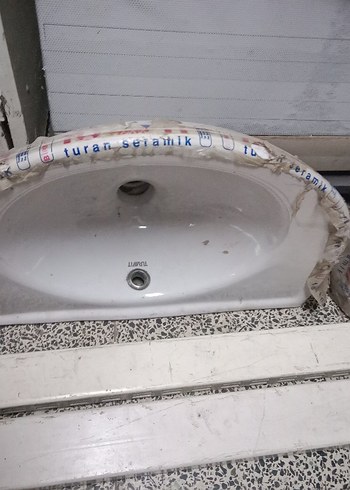 Kirli Beyaz Seramik Lavabo tanesi 750 TL sıfır - Görsel 2