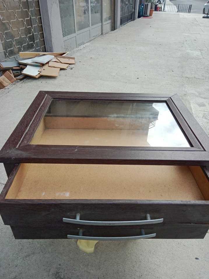 Kahverengi Ahşap Makyaj Organizeri - Görsel 2