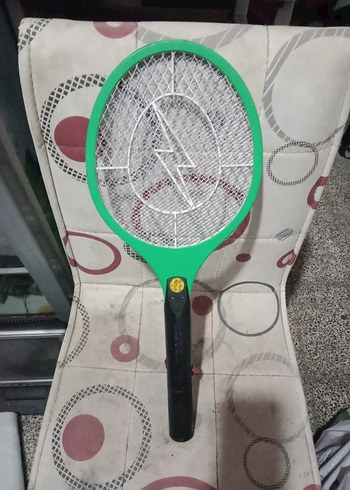 Renkli Yeşil Elektrikli Sinek Öldürücü Raket - Görsel 4