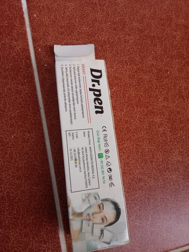 Kozmetik 0.50mm Derma Roller 540 İğneli Masaj Aleti - Görsel 2