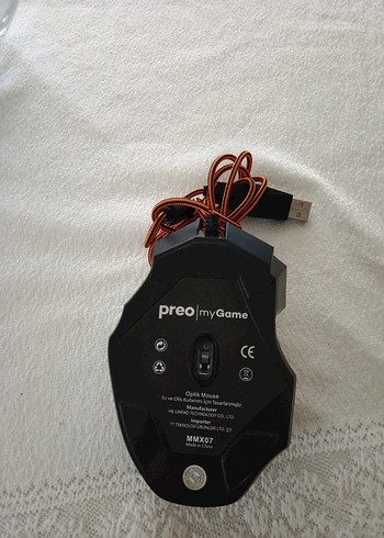 Beden preo Oyuncu Mouse