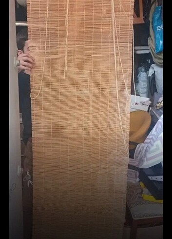 Bambu katlanır stok perde 60x180cm