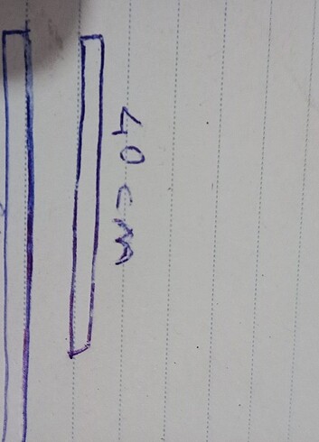 Ikea Ayak altı LED mavi renk uzunlar 61cm kısalar 40cm 