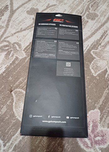 Honda dio jant sticker'i sıfır orjnal GP kompozit marka tek jant - Görsel 3