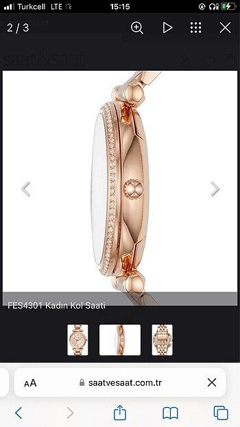  Beden Fossil Saat