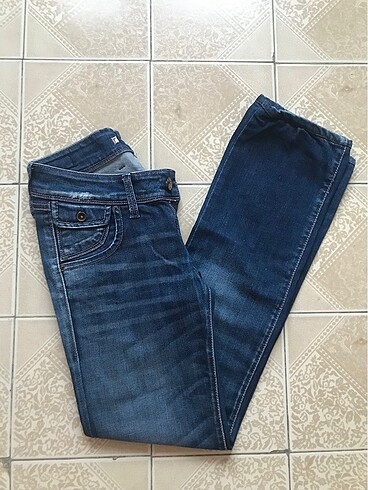 Diğer Y2K Düşük Bel Kot Pantolon