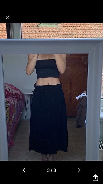 Siyah Uzun Etek - Görsel 3