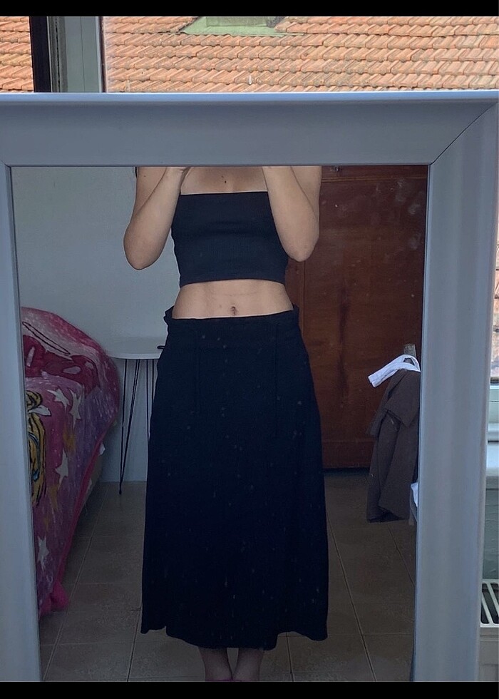 Siyah Uzun Etek - Görsel 3