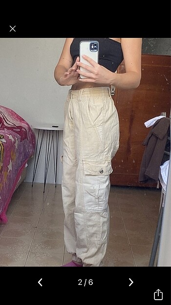 Bershka Kargo Pantolon - Görsel 2