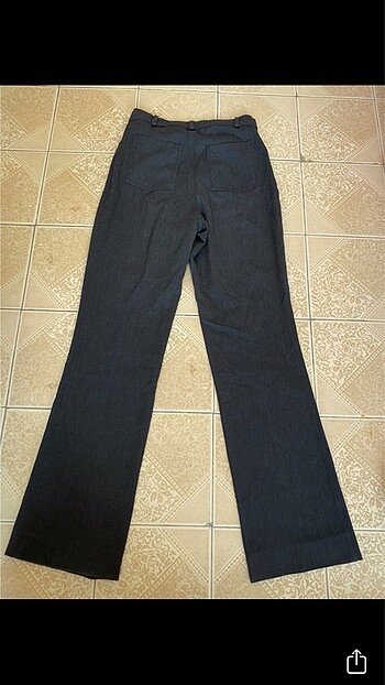 Gri Kumaş Pantolon - Görsel 2