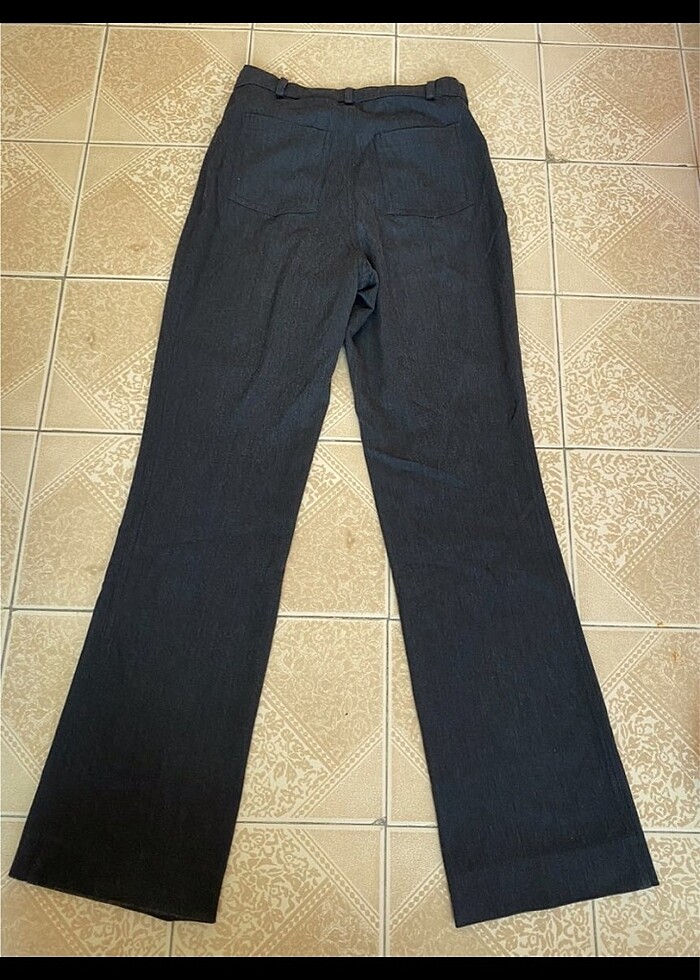 Gri Kumaş Pantolon - Görsel 5