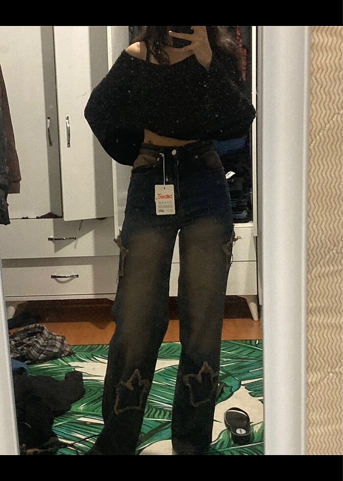 Eskitmeli Wide Leg Pantolon - Görsel 4