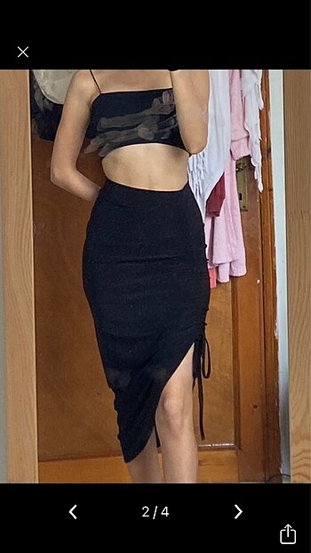 Ayarlanabilir Siyah Etek - Görsel 2