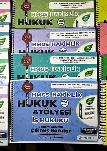 HMGS Hakimlik Hukuk Çıkmış Sorular Kitapları Seti