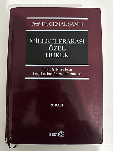 Cemal Şanlı Milletlerarası Özel Hukuk MÖHUK