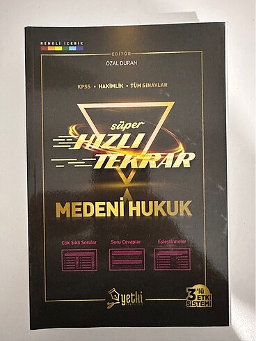  Beden Yetki hakimlik hızlı tekrar