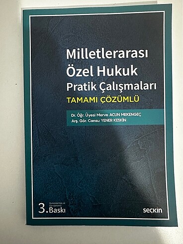 Milletlerarası Özel Hıkuk Pratik MÖHUK