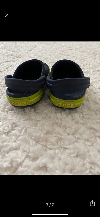 21 Beden Crocs çocuk terlik
