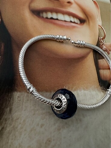  Beden mavi Renk Pandora Mavi charm
