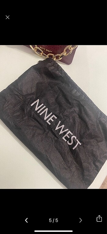 Beden bordo Renk nine west kadın çanta