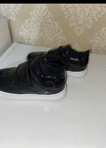 Erkek Çocuk Siyah Krokodil Desenli Tokalı Ayakkabı - Görsel 3