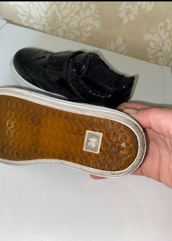 Erkek Çocuk Siyah Krokodil Desenli Tokalı Ayakkabı - Görsel 4