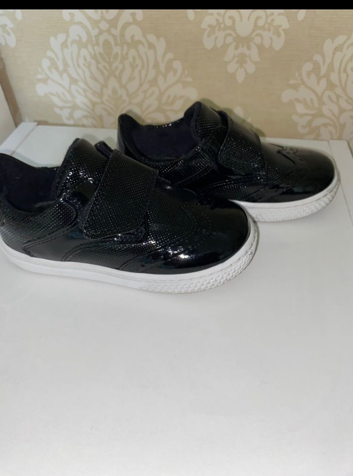 Erkek Çocuk Siyah Krokodil Desenli Tokalı Ayakkabı - Görsel 2