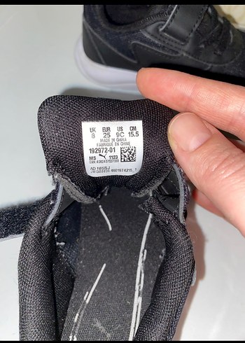 Erkek Çocuk Siyah Spor Ayakkabı - Görsel 4