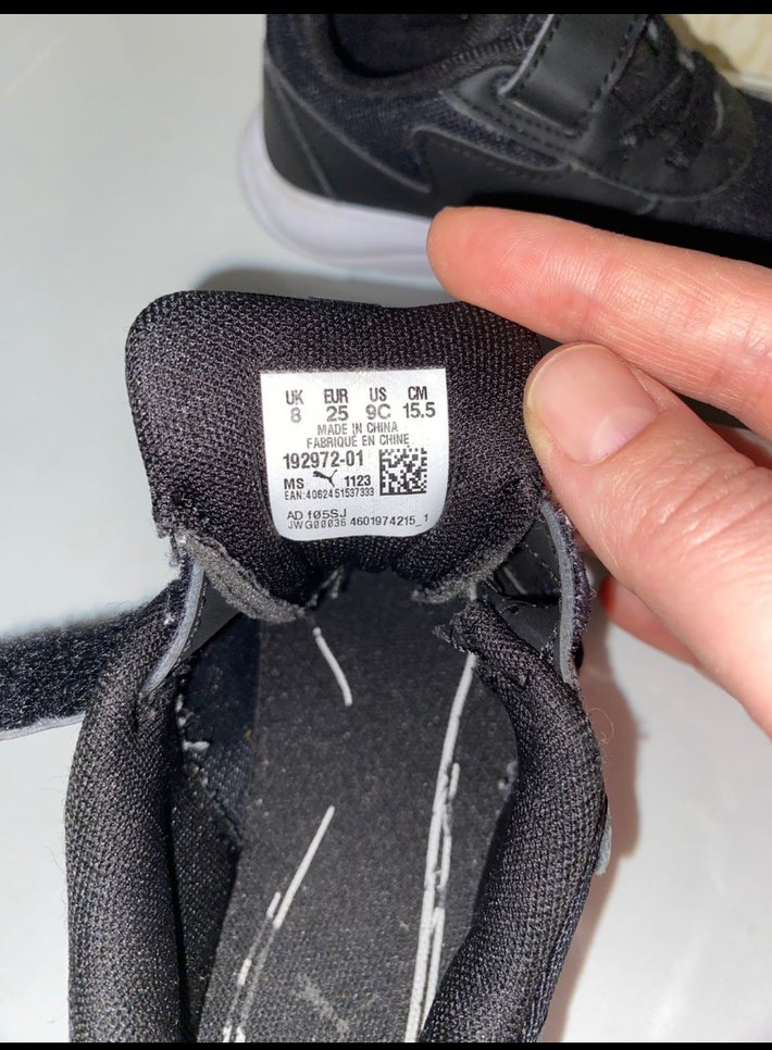 Erkek Çocuk Siyah Spor Ayakkabı - Görsel 4