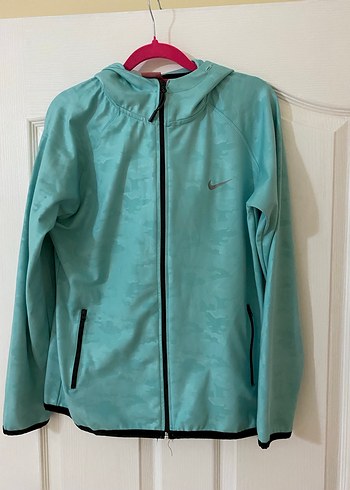 Turkuaz Fermuarlı Kadın Spor Ceket - Görsel 2