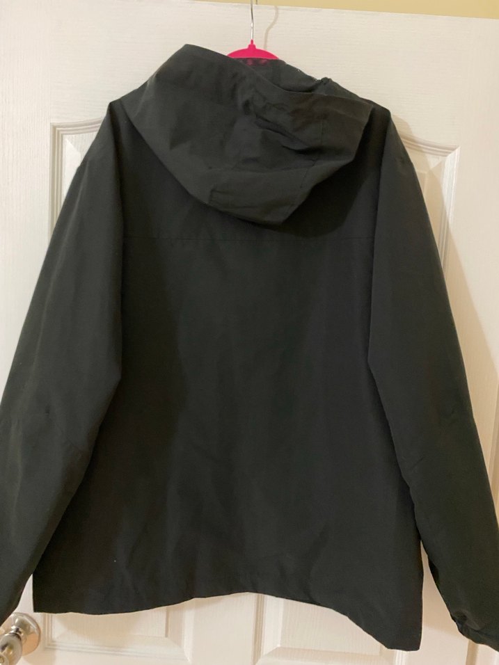 Siyah Kapüşonlu erkek  Ceket - Görsel 5