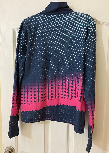 Kadın Çok Renkli Fermuarlı Spor Ceket - Görsel 2