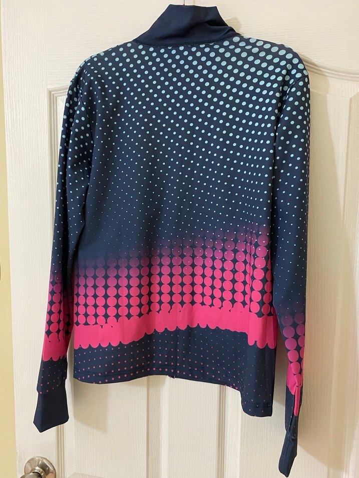 Kadın Çok Renkli Fermuarlı Spor Ceket - Görsel 2