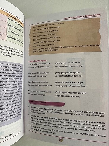  Limit eser özetleri el kitabı edebiyat sifir ürün