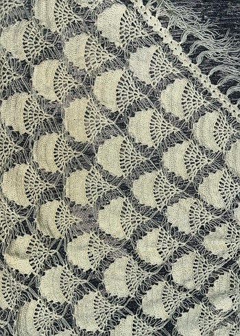 Dantel Bohem Kadın Triko Şal çeyiz - Görsel 3