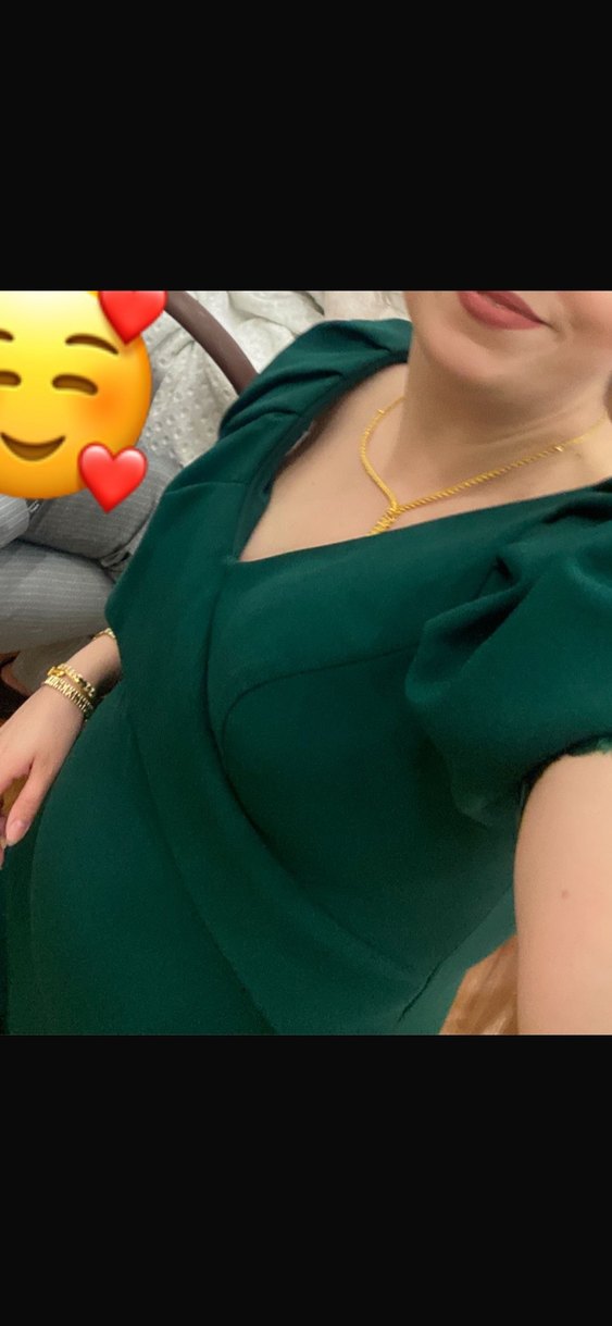 Yeşil haki uzun yırtmaçlı kuyruklu Abiye Elbise - Görsel 5