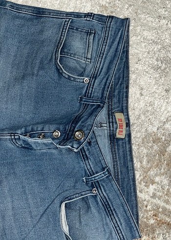 Erkek Mavi Denim Regular Fit Pantolon - Görsel 2