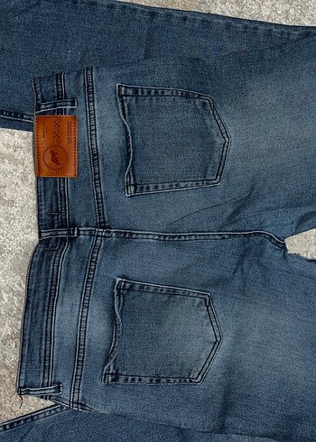 Erkek Mavi Denim Regular Fit Pantolon - Görsel 4
