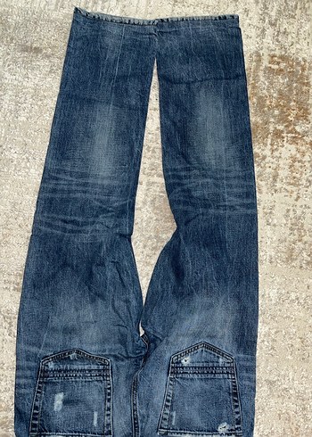 Colins Düğmeli Lacivert Erkek Denim Jean - Görsel 5