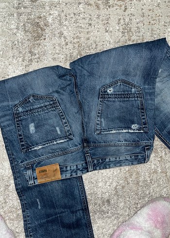 Colins Düğmeli Lacivert Erkek Denim Jean - Görsel 4